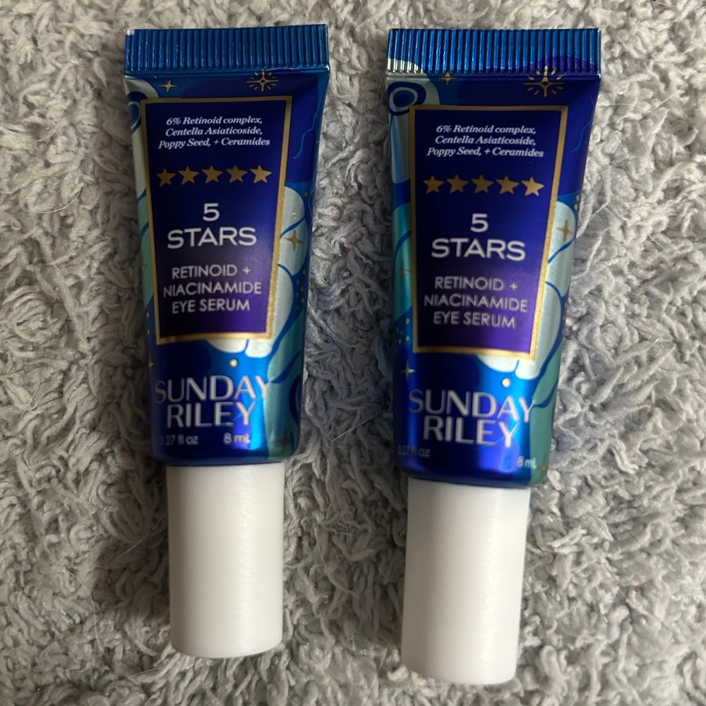 SUNDAY RILEY 5 STARS RETINOID NIACIN AMIDE EYE SERUM (2) .27 OZ